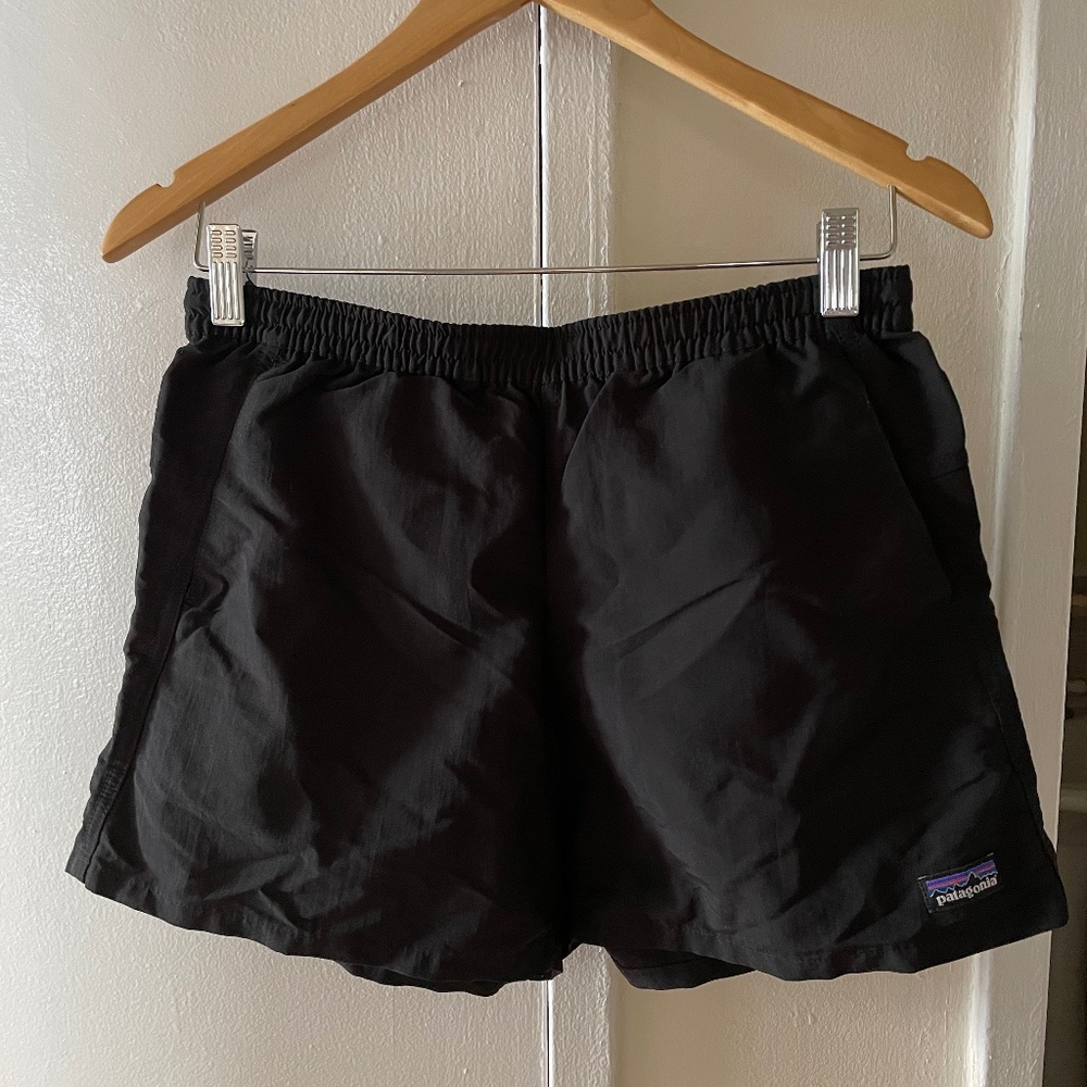 Patagonia Women's Baggies Shorts, Black, Size 4